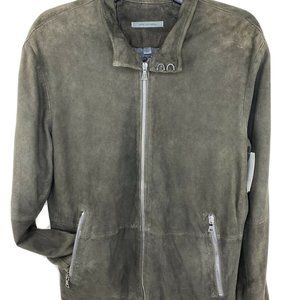 John Varvatos Goatskin Suede leather Jacket men’s